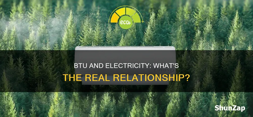 does higher btu mean more electricity