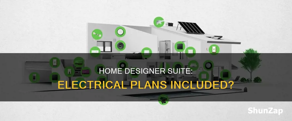 does home designer suite have electrical plans