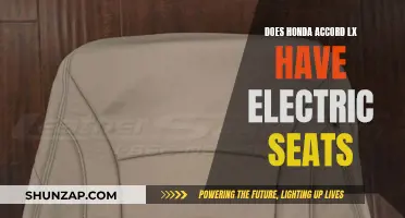Electric Seats in Honda Accord LX: Are They Standard?