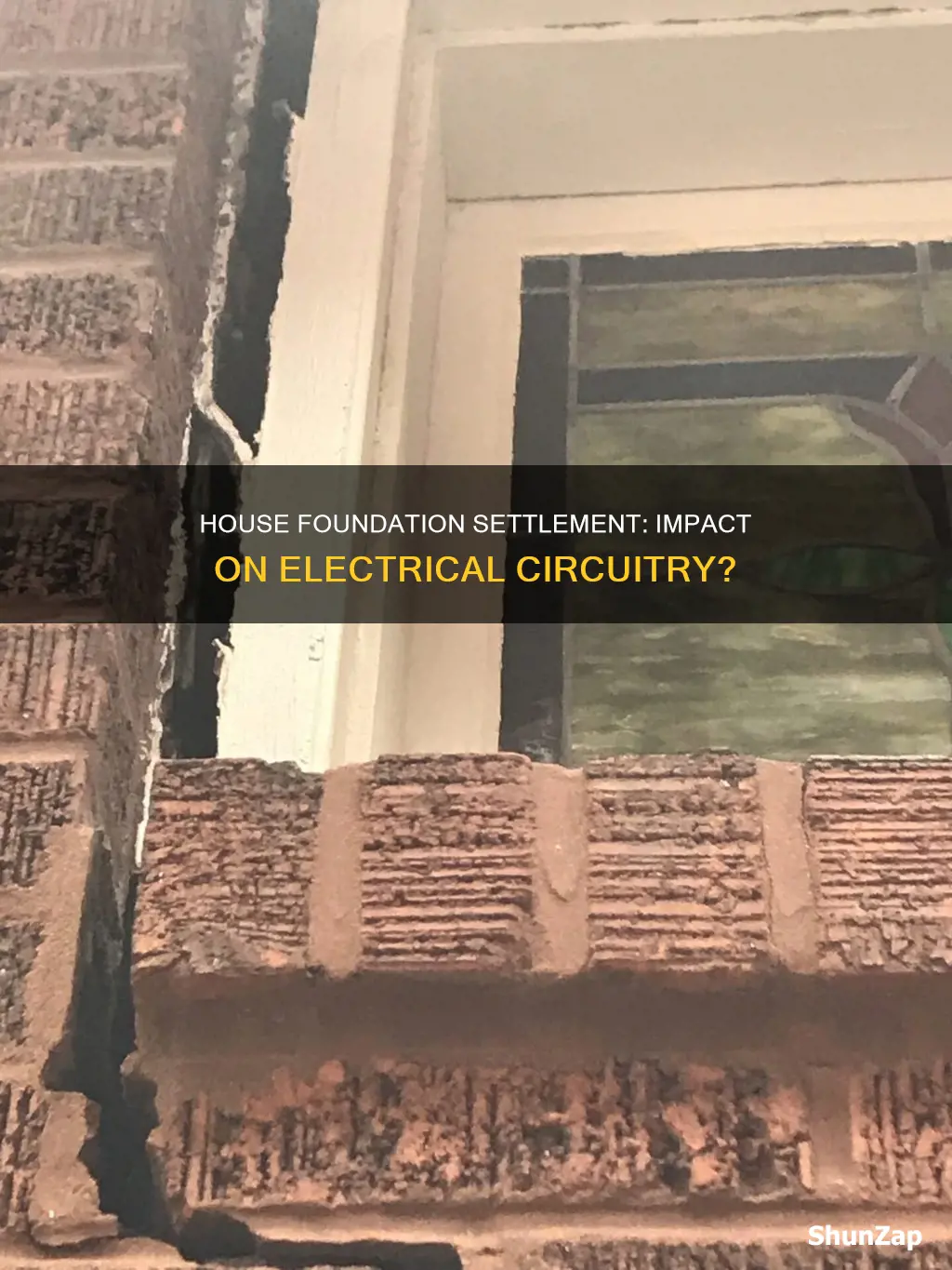 does house foundation settlement affect electrical circuitry