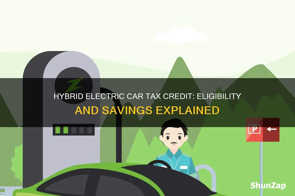 does hybrid electric car get tax credit