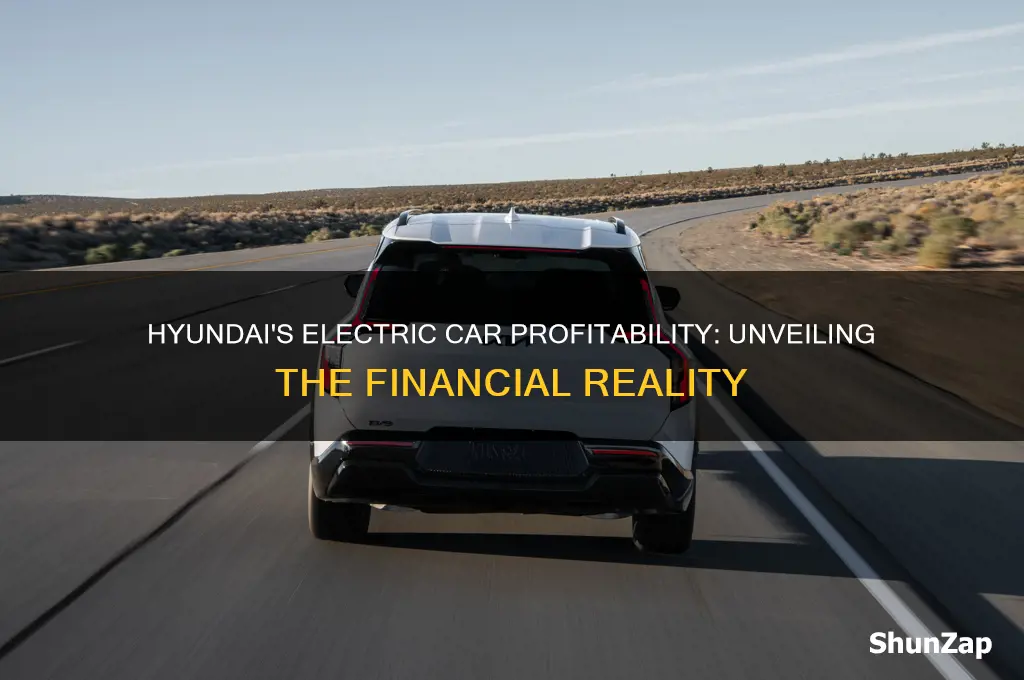 does hyundai make a profit on the electric cars