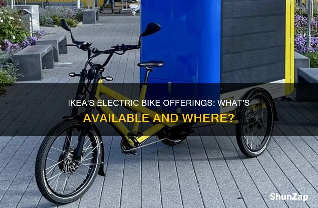 does ikea sell electric bikes