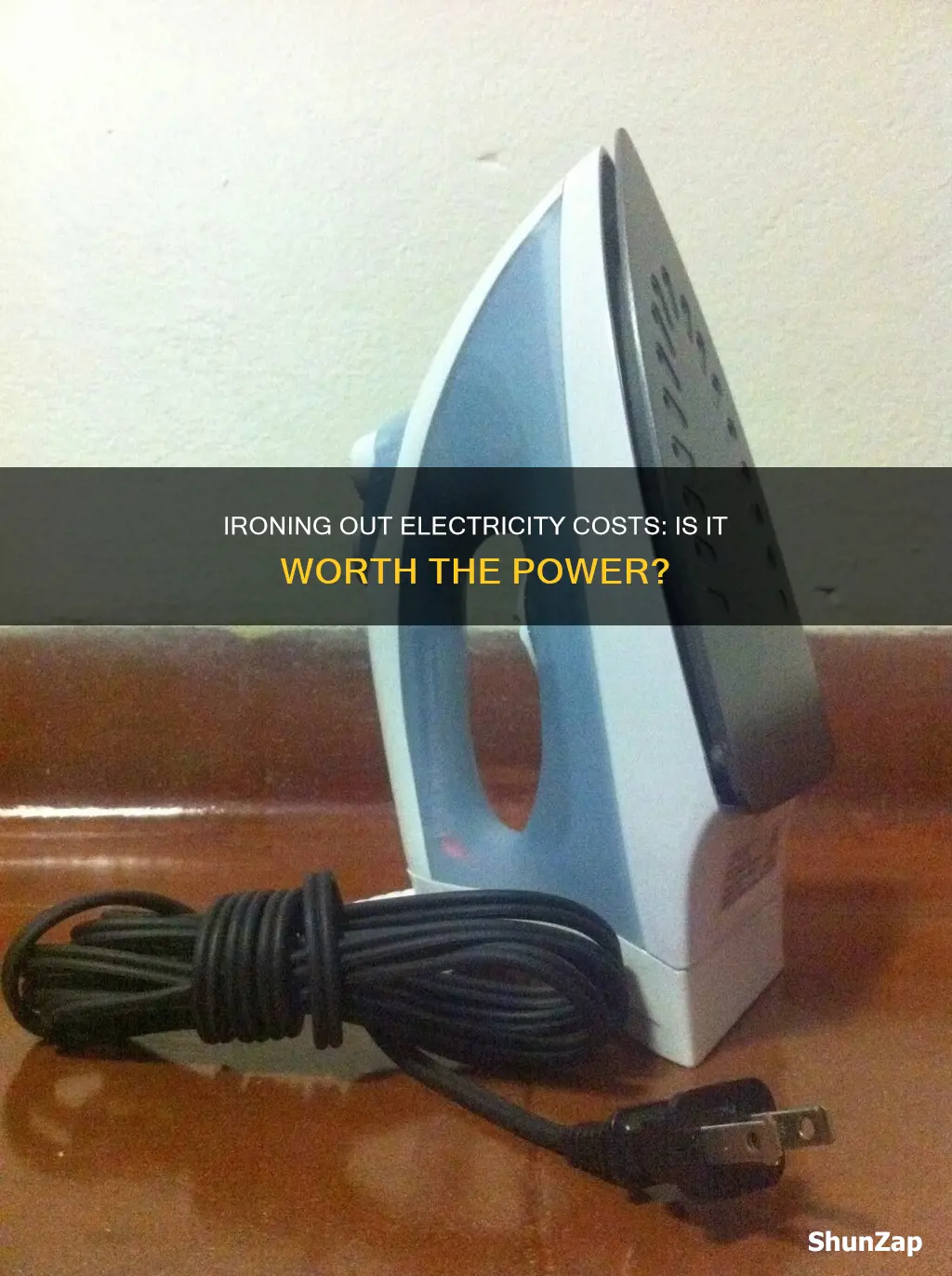 does iron consume a lot of electricity