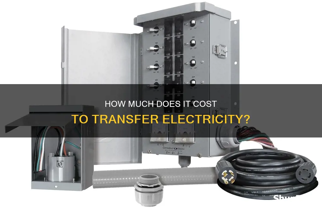 does it cost anything to transfer electric