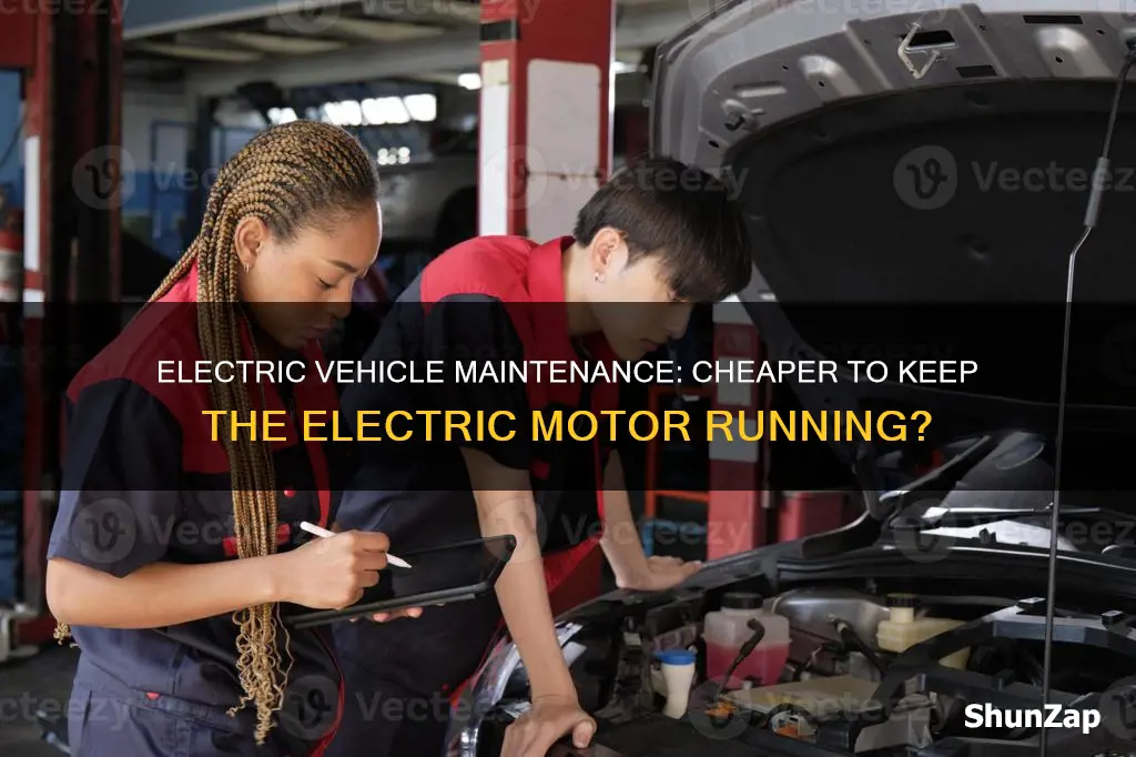 does it cost less to maintain a fully electric vehicle