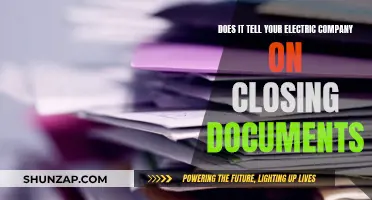 Electric Company Disclosure: What Closing Documents Reveal