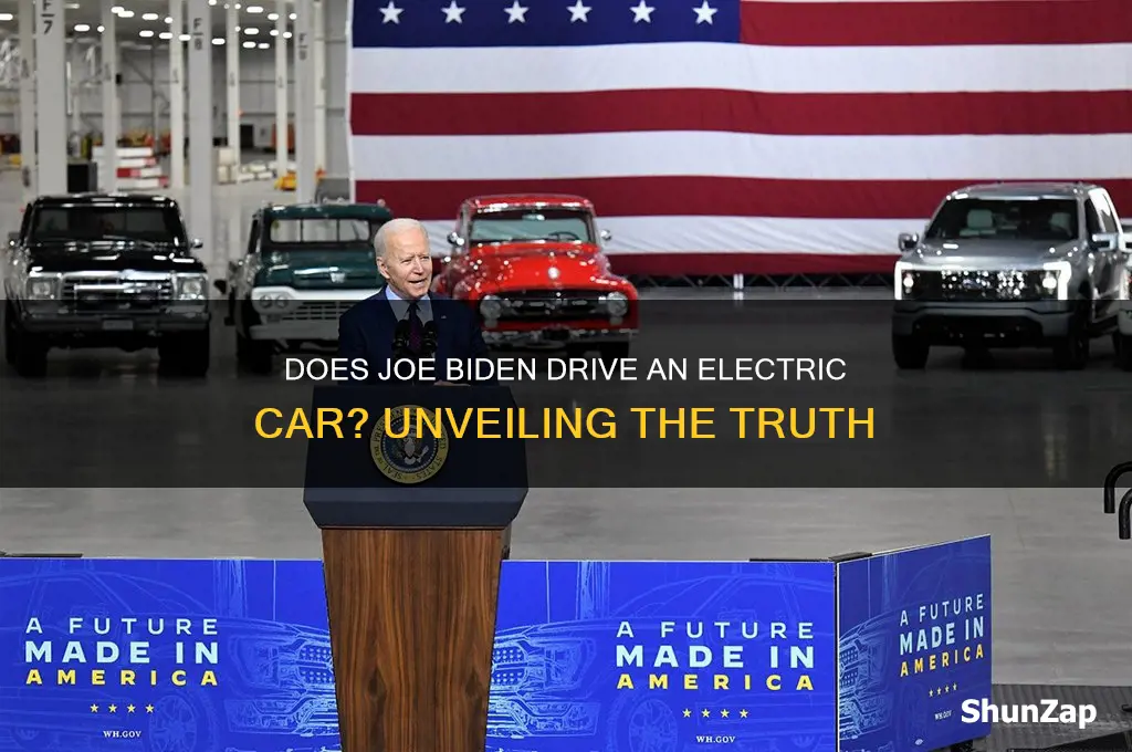 does joe biden drive an electric car