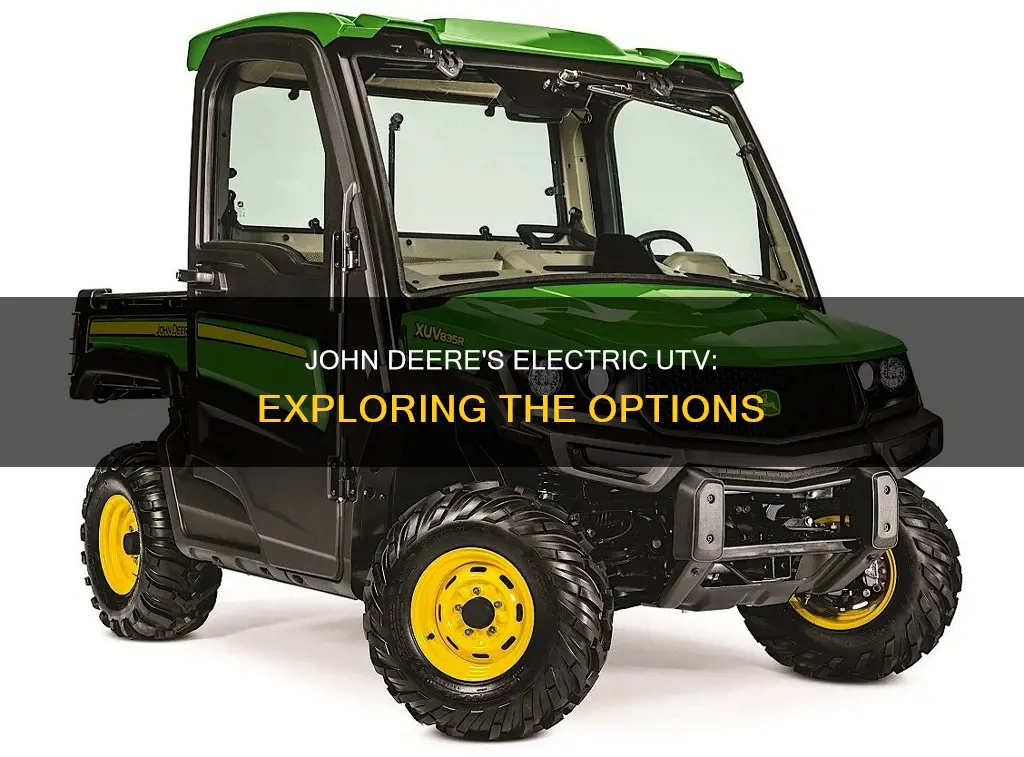 does john deere have an electric utv