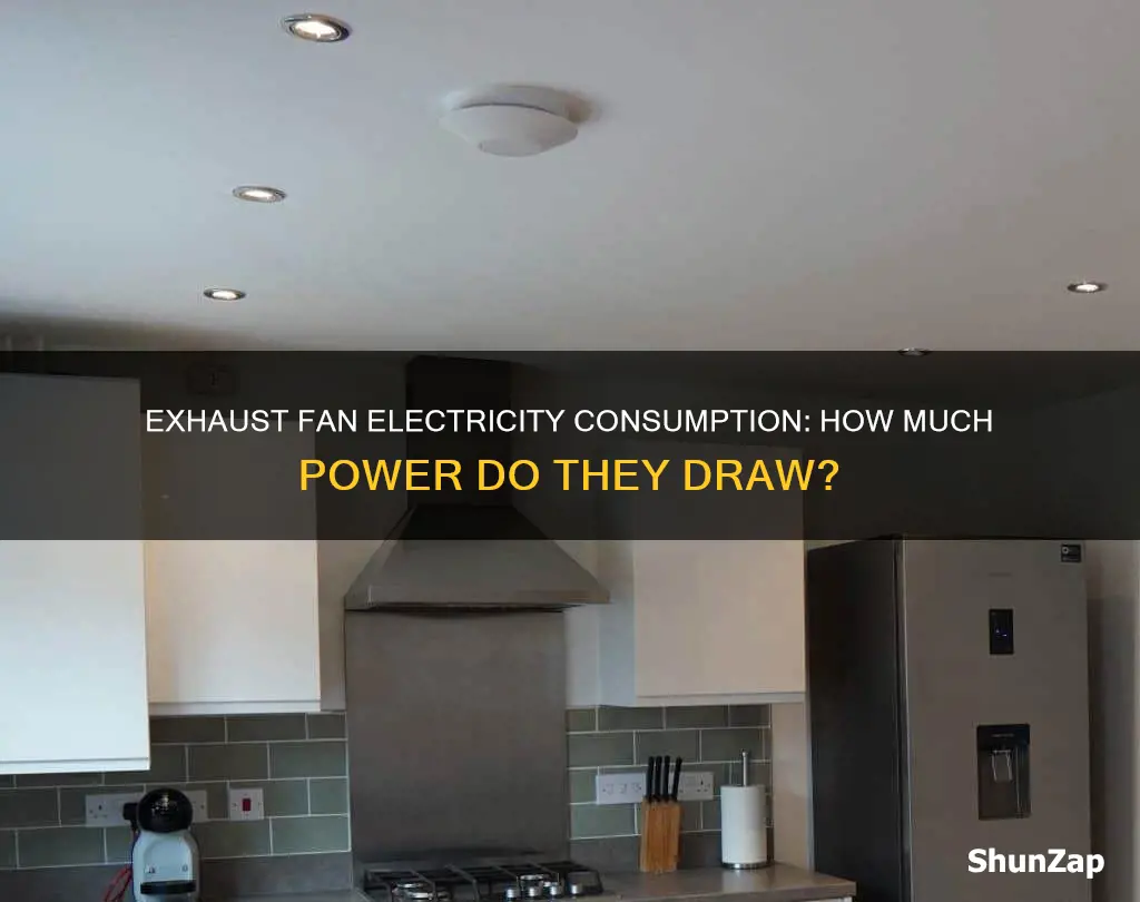 does kitchen exhaust fan consume more electricity