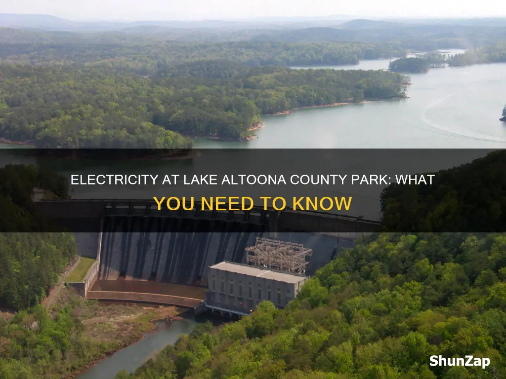 does lake altoona county park have electricity