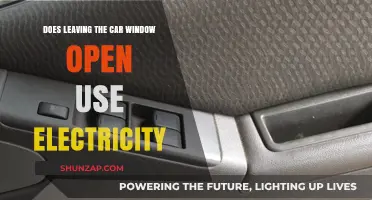 Does Leaving Your Car Window Open Drain Electricity?