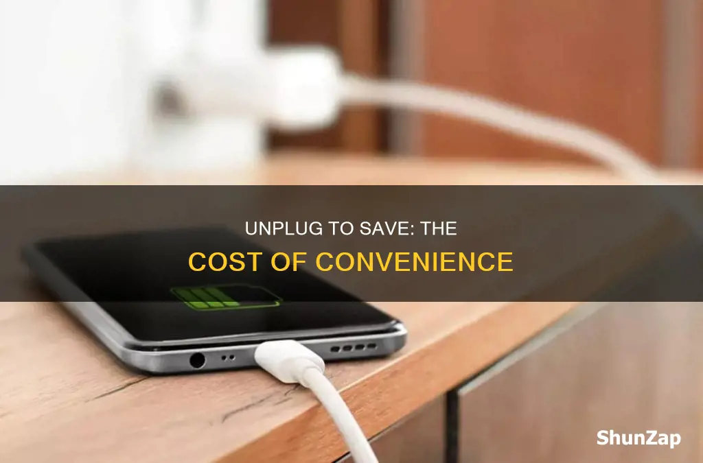 does leaving things plugged in cost electricity
