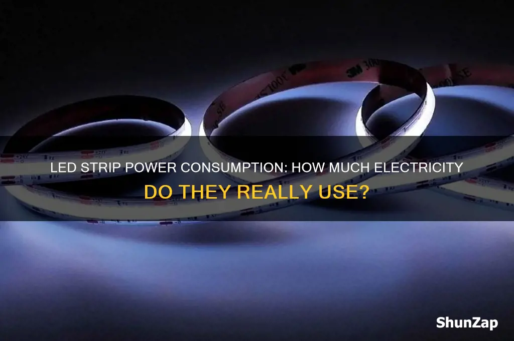 does led strips use a lot of electricity