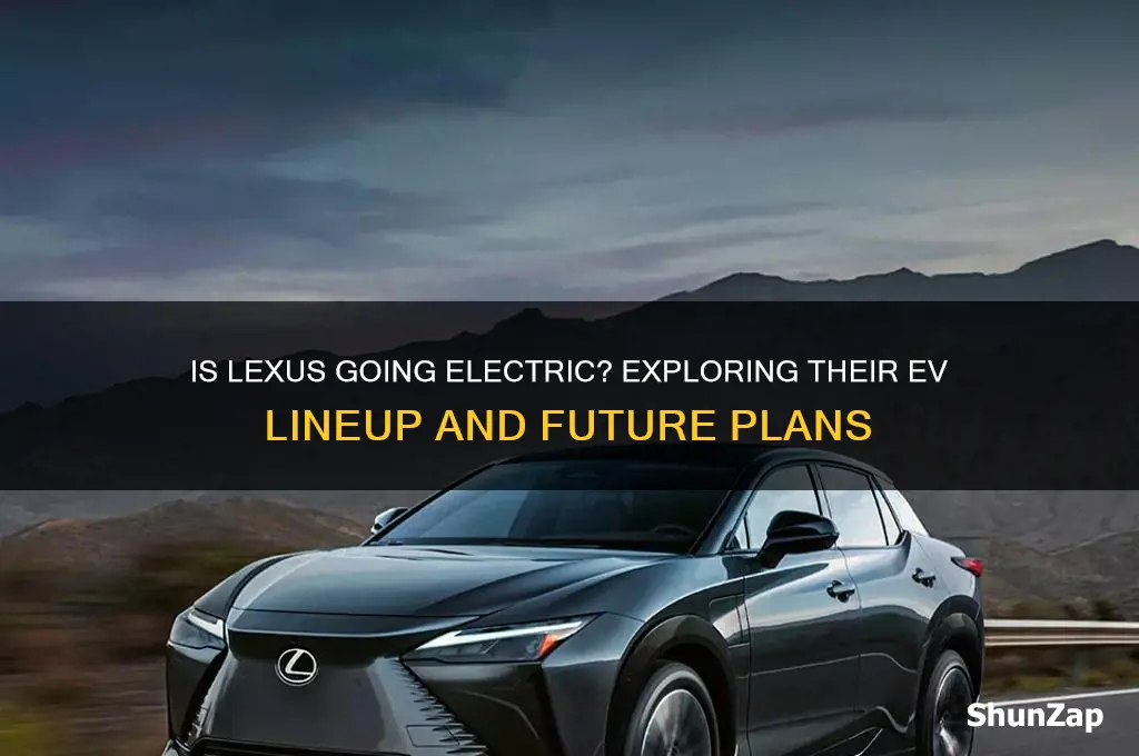 does lexus have a electric car