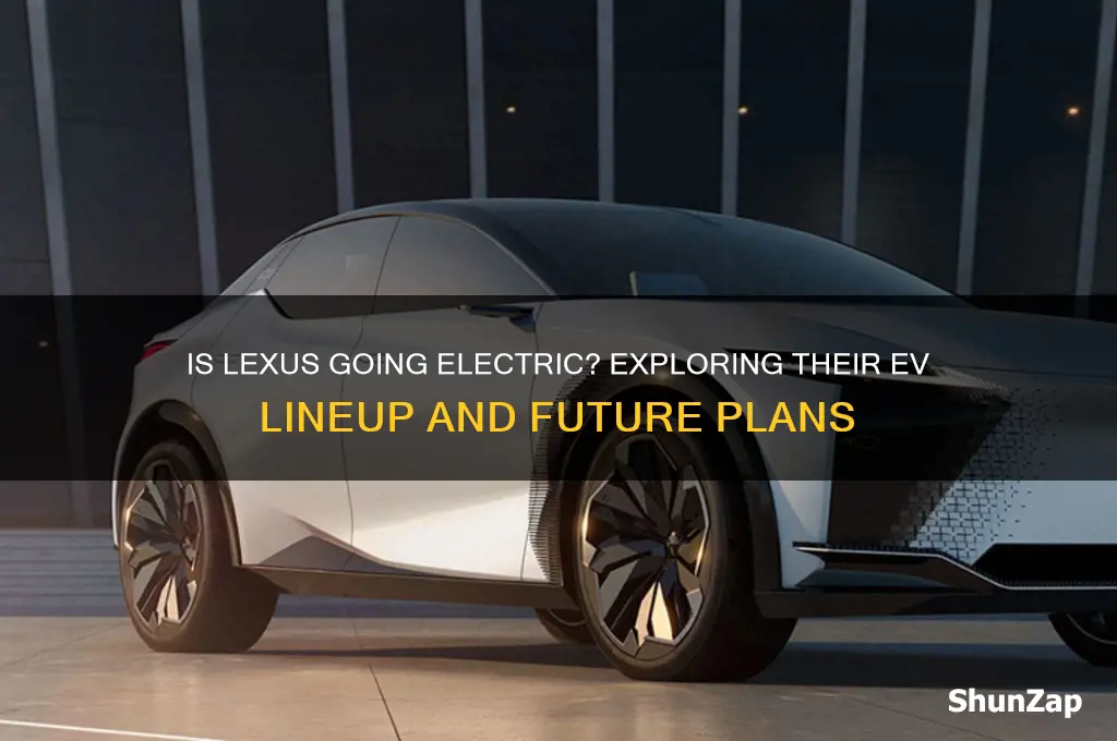 does lexus have an electric car