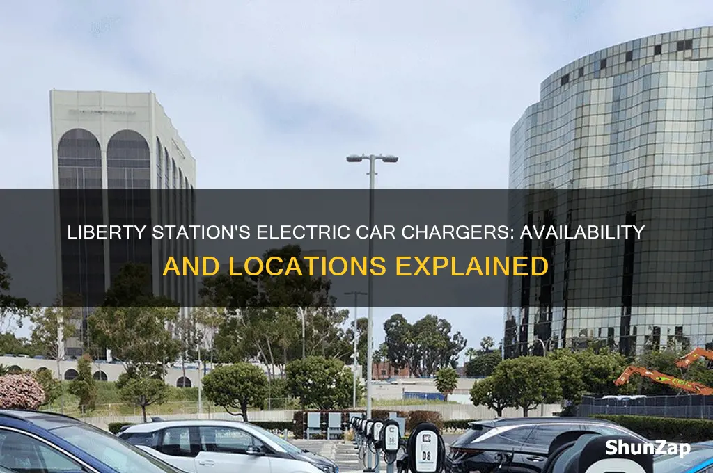 does liberty station have electric car chargers