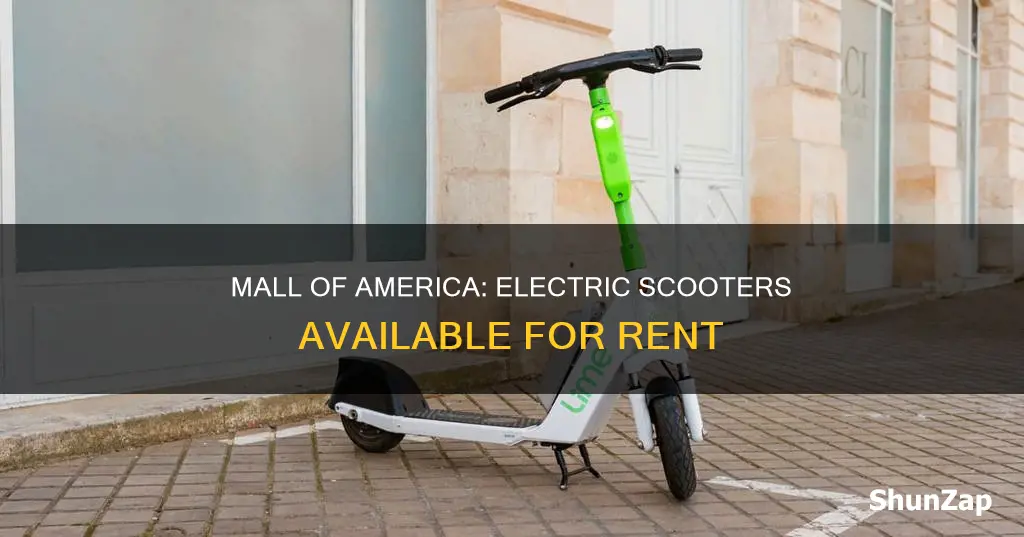 does mall of america rental electric scooter