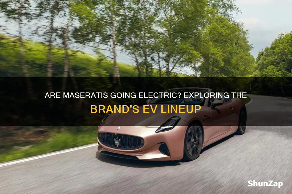 does maserati have electric cars