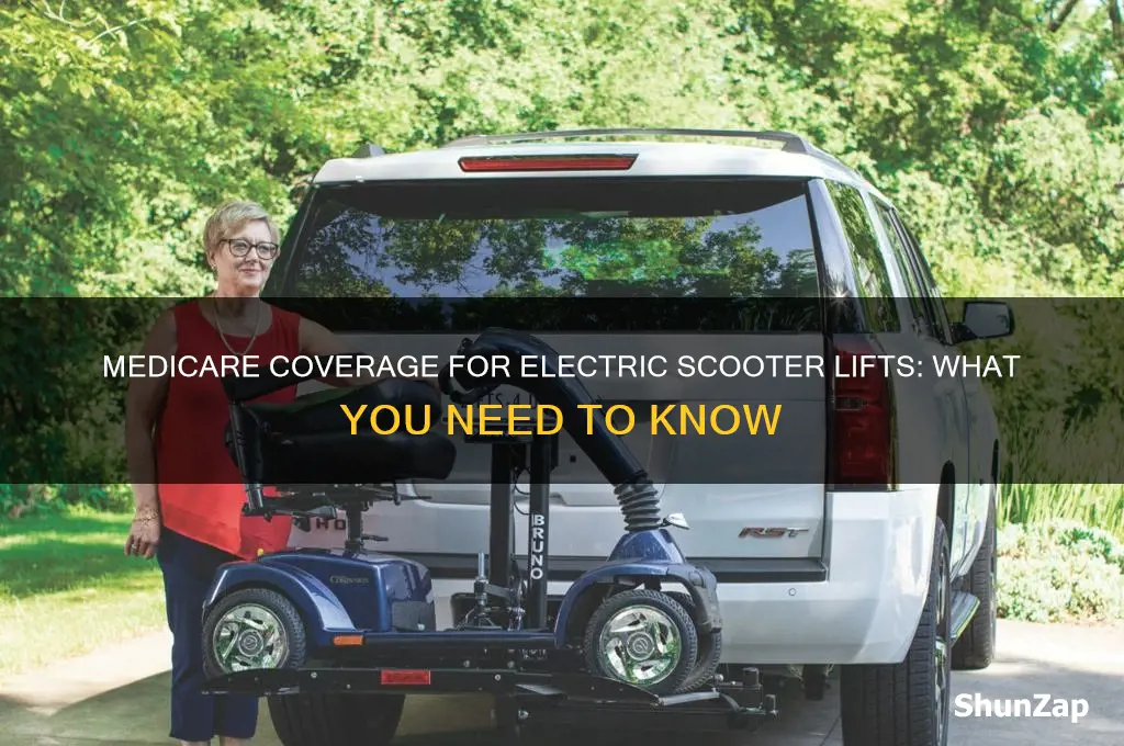 does medicare cover electric scooter lifts for backs of cars