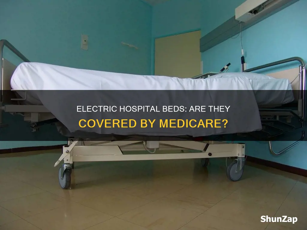 does medicare cover full electric hospital beds