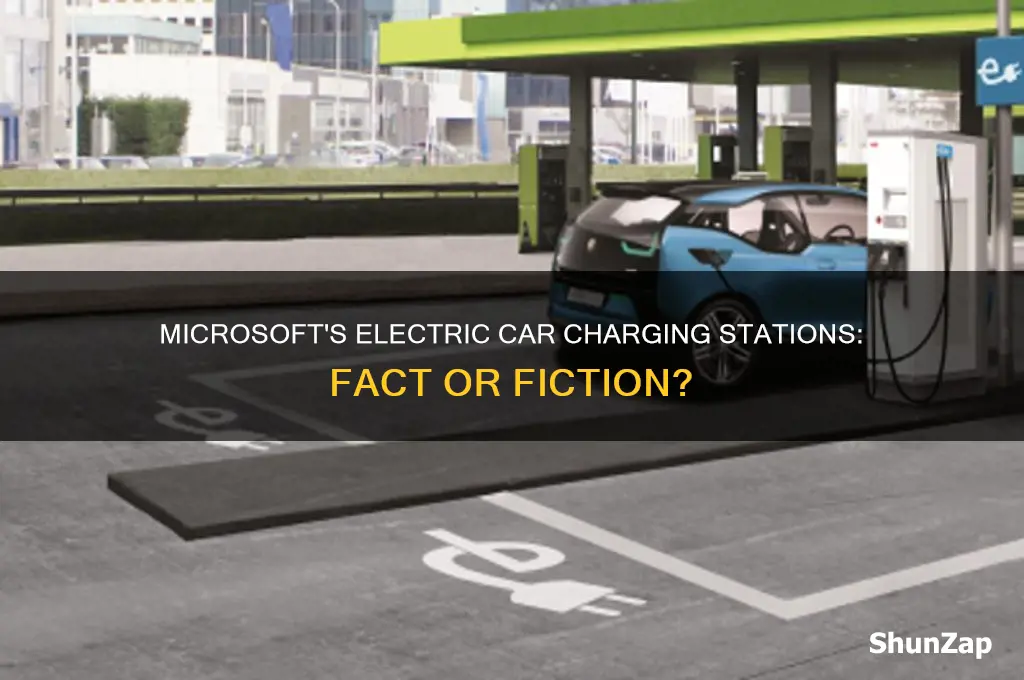 does microsoft have electric car charging
