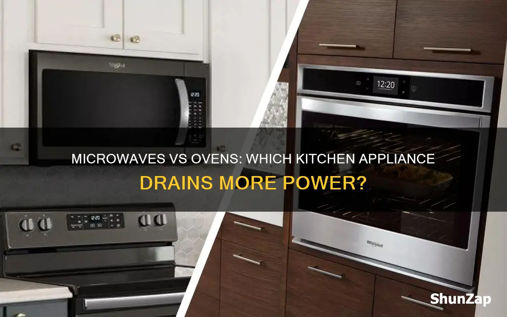 does microwave or oven take more electricity