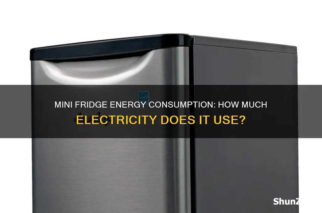 does mini fridge use a lot of electricity