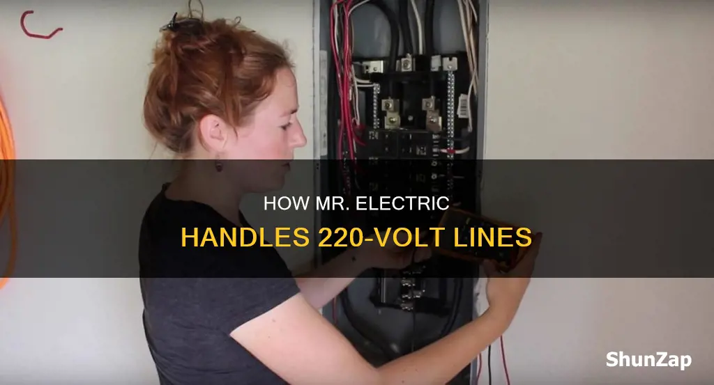 does mr electric run a 220 line