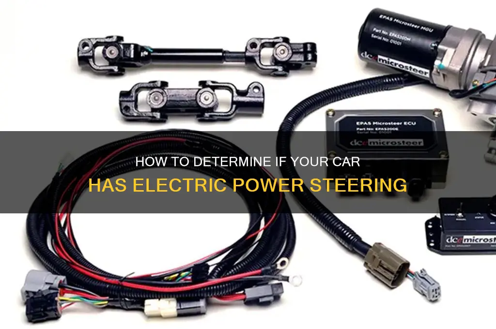 does my car have electric power steering