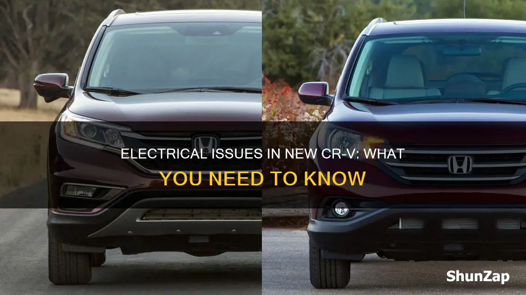 does new cr v have electrical issues