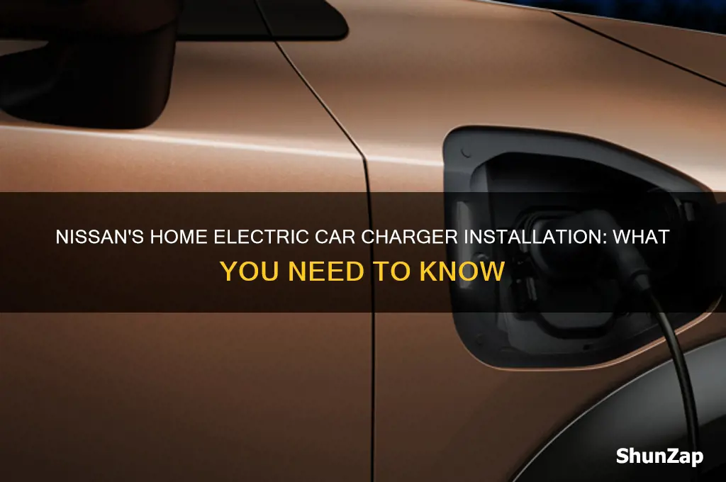 does nissan install electric car charger at home
