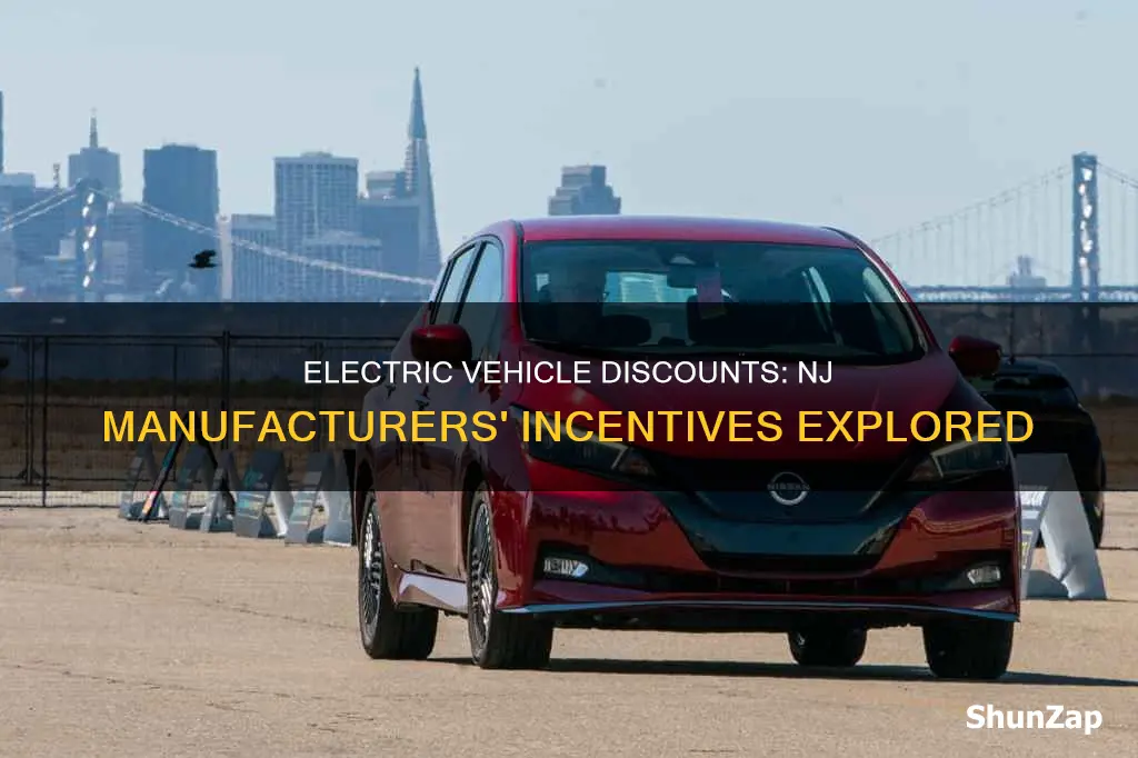 does nj manufacturers give discount for electric vehicle
