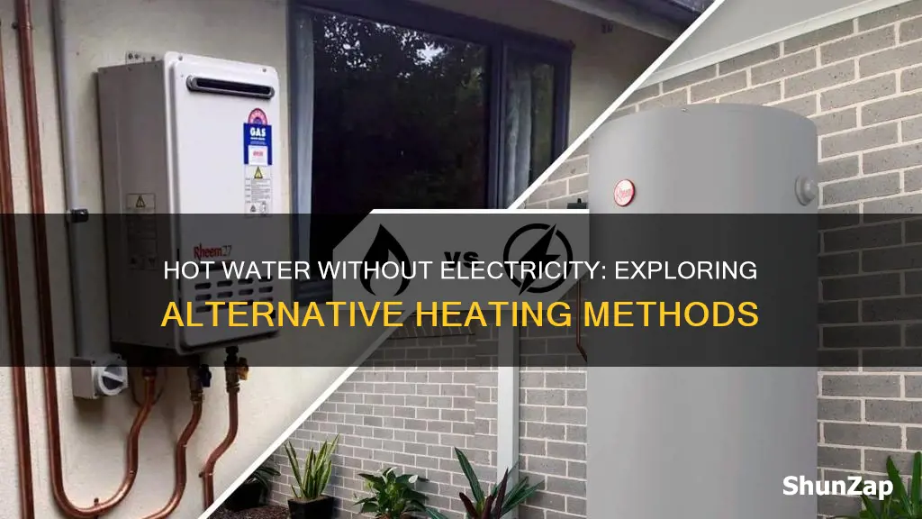 does no electricity mean no hot water