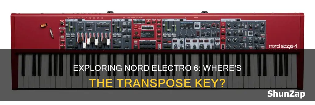 does nord electro 6have a transpose key