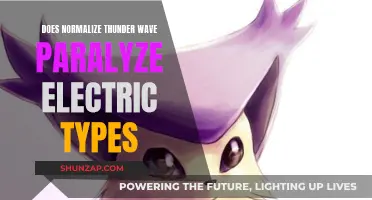 Thunder Wave's Effect on Electric Types: Paralysis Normalization