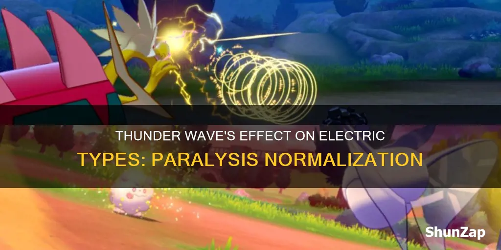 does normalize thunder wave paralyze electric types