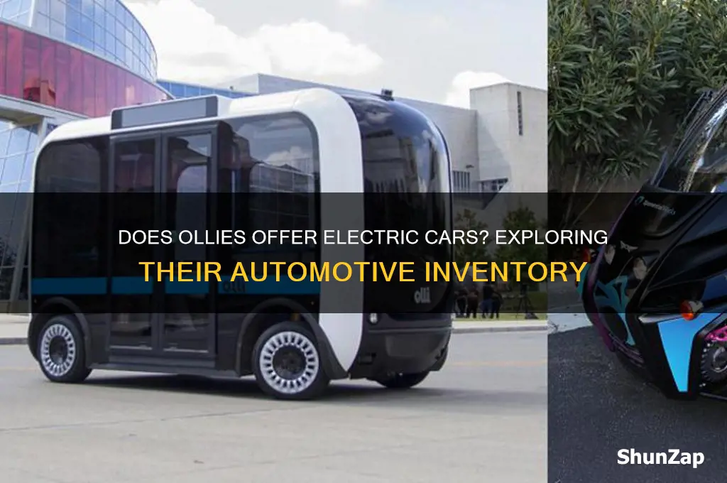 does ollies sell electric cars
