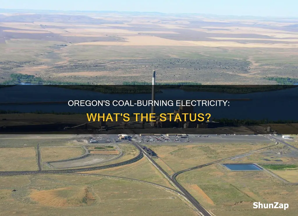 does oregon have any coal burning electricity