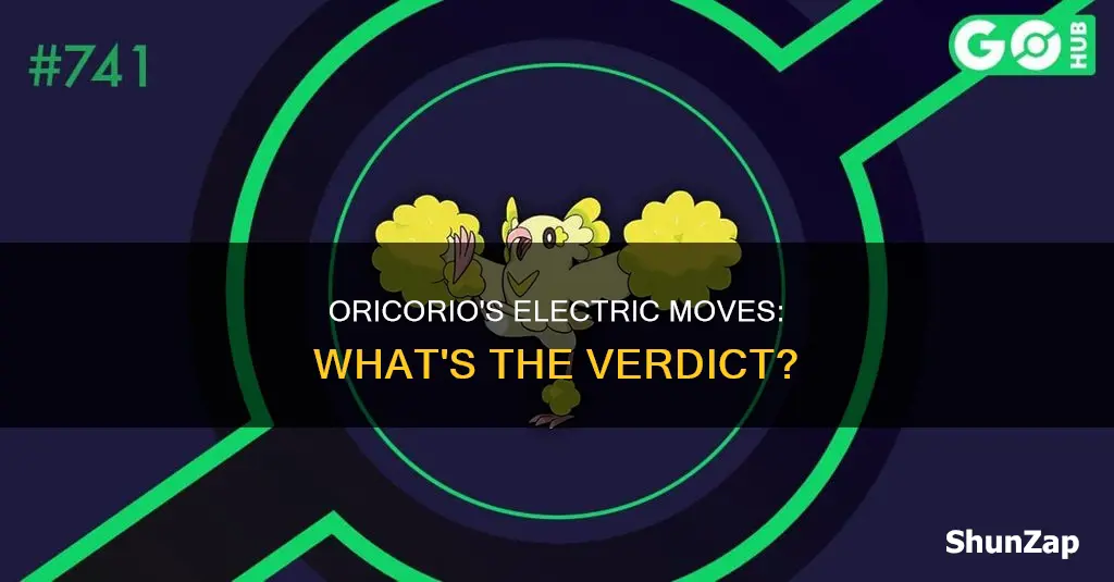 does oricorio learn any electric type moves