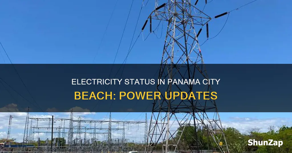 does panama city beach have electricity yet
