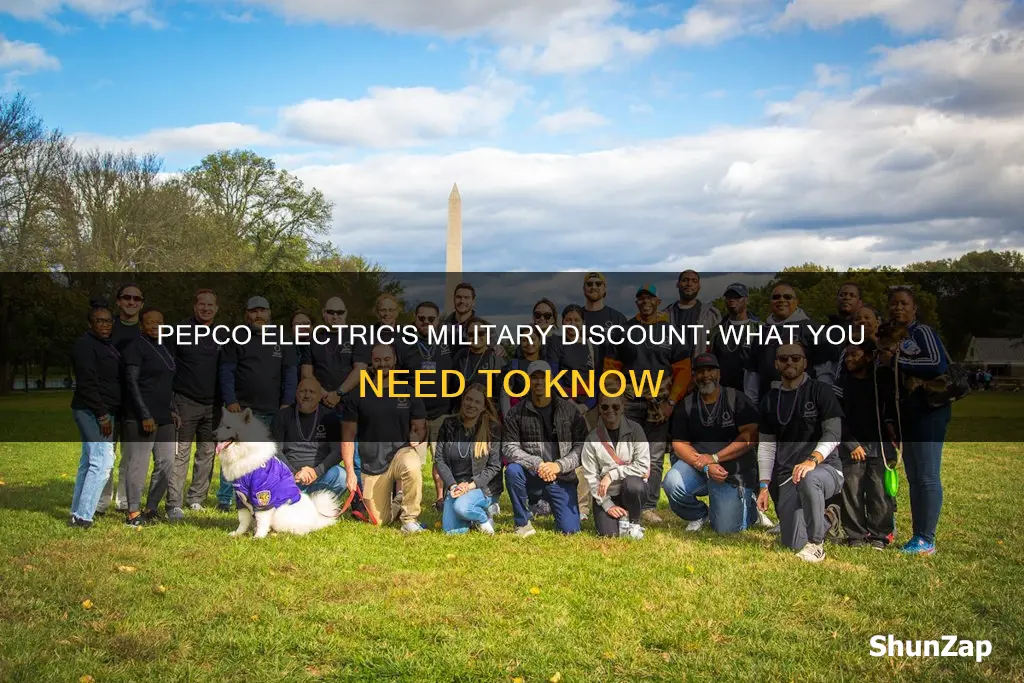 does pepco electric have a military discount