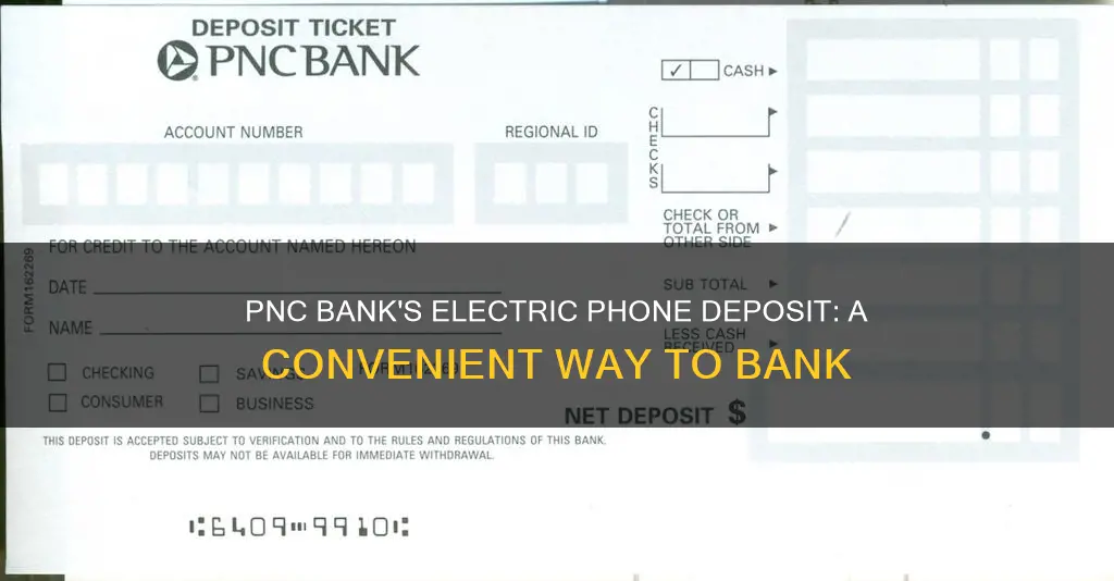 does pnc bank have electric phone deposit