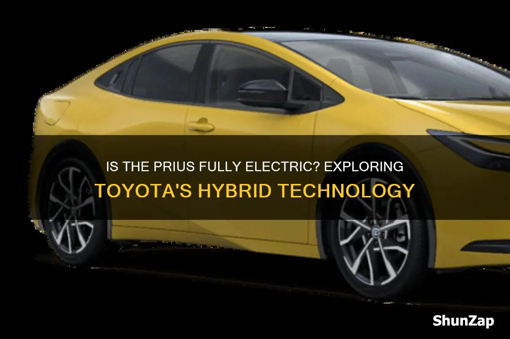 does prius have an all electric car