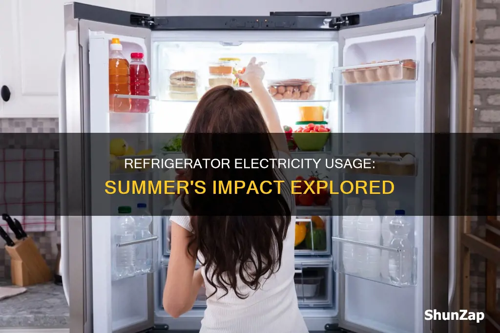 does refrigerator consume more electricity in summer