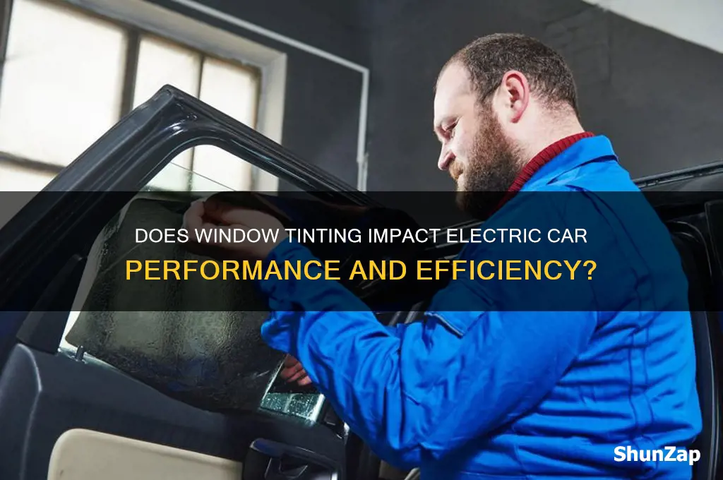 does regular tinting effect electric cars in the front