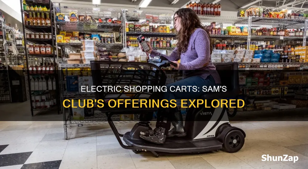 does sams club have electric shopping carts