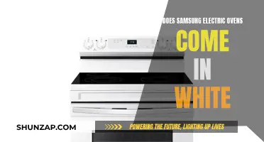 Samsung Electric Ovens: White Color Option Available?