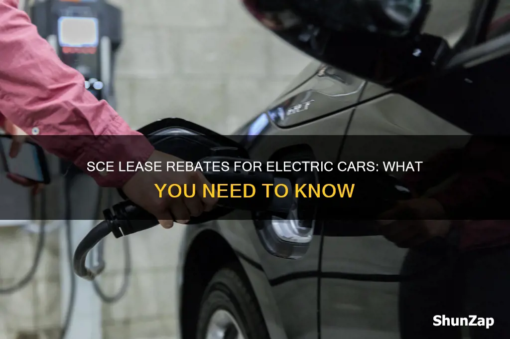 does sce have a rebate for leases electric cars