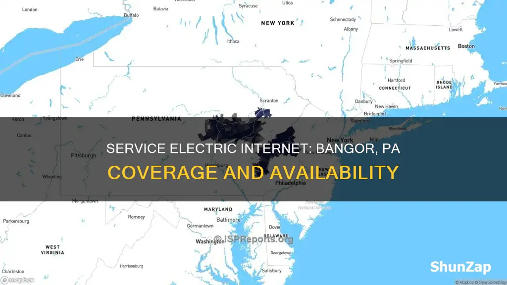 does service electric internet cover bangor pa